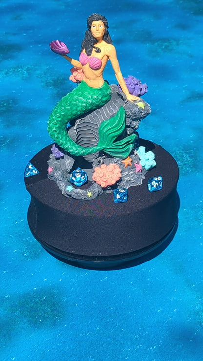 Mermaid 3D Printed RPG Dice Tower - Fate's End Collection - Dive into Adventure!