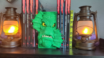 Swamp Creature Merman Monster 3D Printed Book Nook- Miniatures of Madness- It Came from Beneath the Sea!