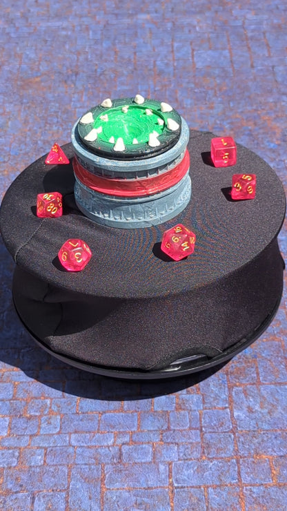 Warlock 3D Printed Dice Jail | RPG Dice Vault | D20 Box | Player Gift - Unleash the Mystic Power with the Warlock Dice Jail!