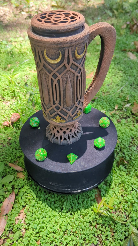 Elven 3D Printed Can Holder| Koozie | Elf Mug Stein | Mythic Mugs Collection by Ars Moriendi 3D- Embrace the Elegance of Elven Enchantment!