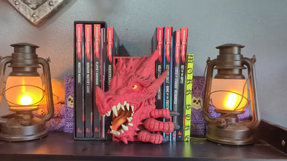 Dragon 3D Printed Book Nook- Miniatures of Madness- Transform your bookshelf into a Gateway to a Mythical Realm!