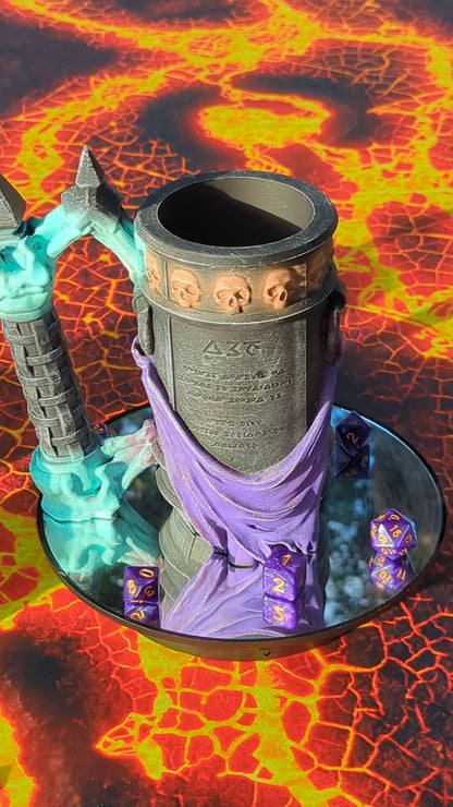 Necromancer 3D Printed Can Holder- Mythic Mugs Collection by Ars Moriendi 3D- Embrace the Dark Arts!