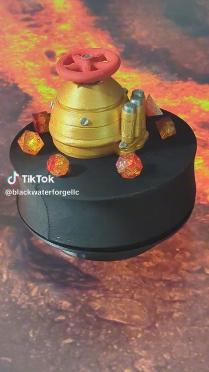 Gadgeteer 3D Printed Dice Storage Box | Dice Vault | Dice Jail | Tabletop RPG Gaming Cosplay - Dungeons and Dragon DnD D&D Wargaming