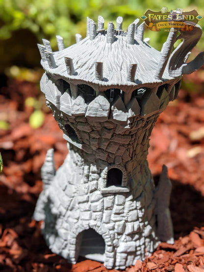 Goblin 3D Printed Dice Tower - Fate's End Collection - Tabletop RPG Gaming D20 - Embrace the Mischief with our Goblin Dice Tower!