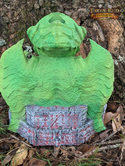 Cthulhu Dice Tower - Fate's End Collection - Unleash Cosmic Dread. Perfect for Lovecraftian Gaming!