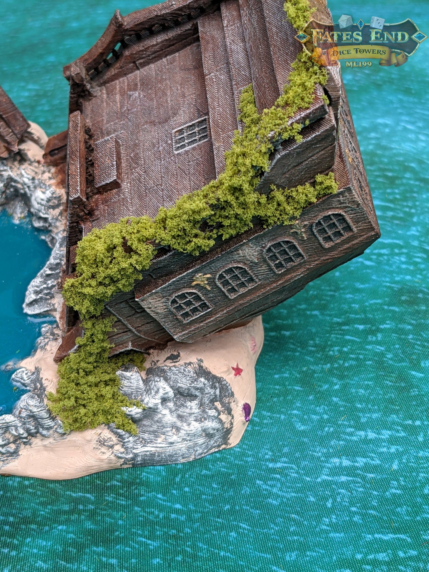 Pirate Ship 3D Printed Dice Tower - Fate's End Collection - Tabletop RPG Gaming Fantasy Cosplay - Sail Uncharted Waters of Fate in Flair .
