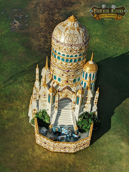 Eladrin Dice Tower - Fate's End Collection - Channel Feywild Grace and Seasonal Mystique with Each Roll.