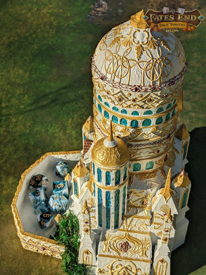 Eladrin Dice Tower - Fate's End Collection - Channel Feywild Grace and Seasonal Mystique with Each Roll.