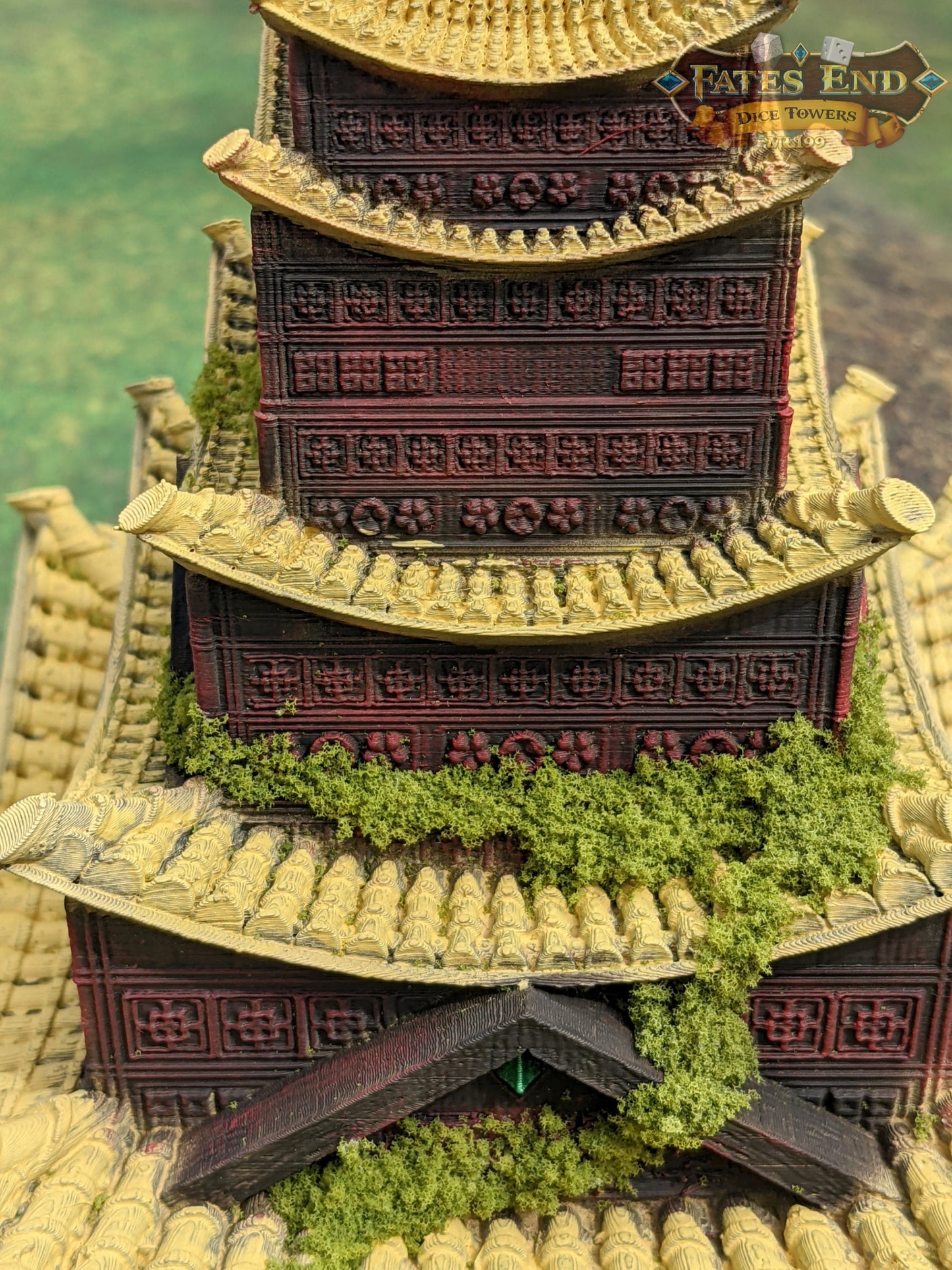 Pagoda Temple - 3D Printed Dice Tower - Fate's End Collection - Channel Serenity & Precision Rolls.
