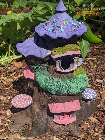 Fairy 3D Printed Dice Tower - Fate's End Collection - Flutter Through Enchanted Rolls with Whispering Wings and Magical Mirth!