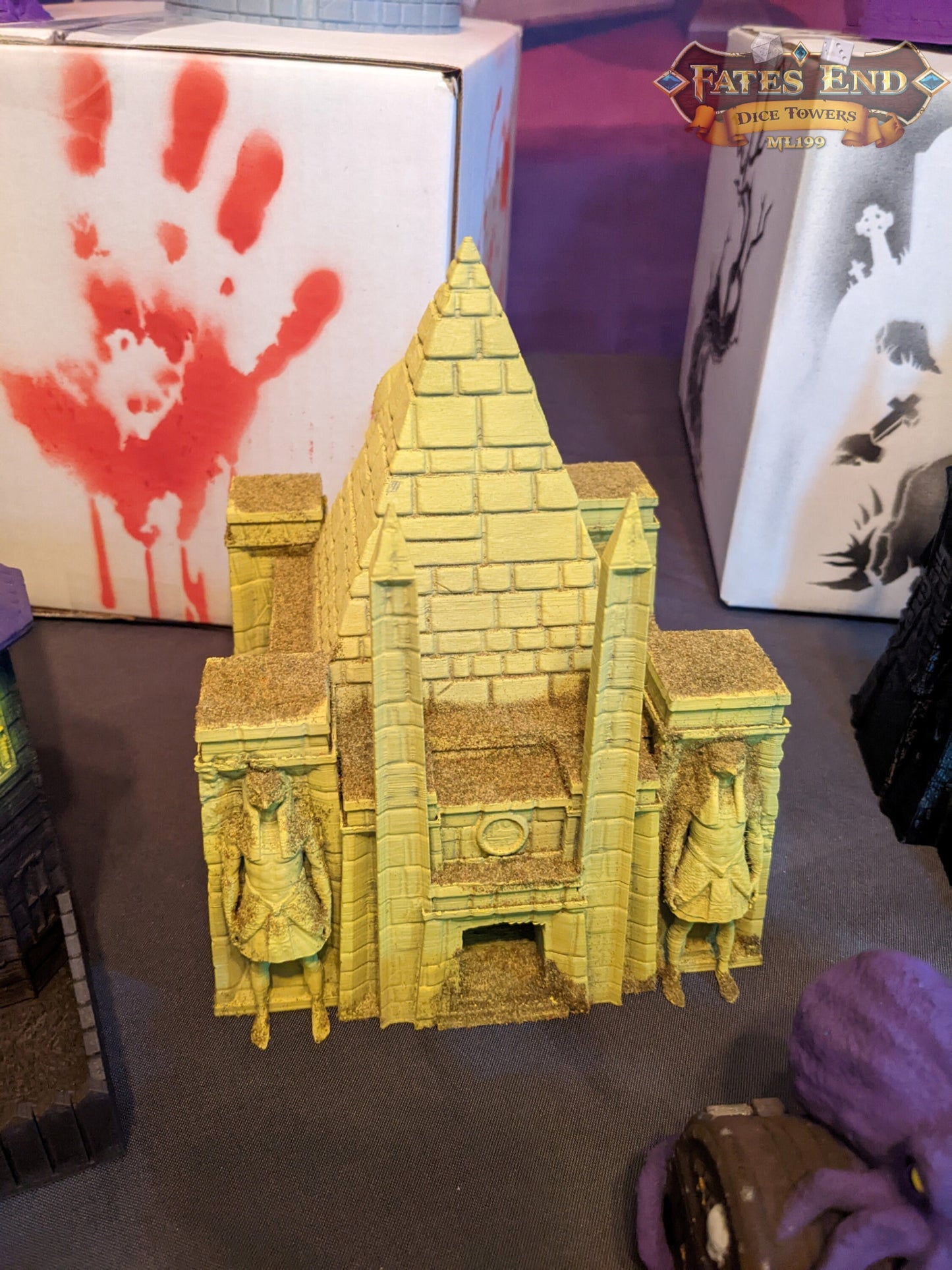 Gothic Horror Mystery Loot Box - Dice Towers and Dice Jails/Prisons/Vaults - Hand Painted and Non-Hand Painted Options- DnD D&D RPG Cosplay