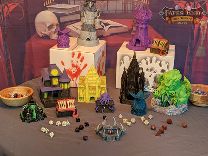 Gothic Horror Mystery Loot Box - Dice Towers and Dice Jails/Prisons/Vaults - Hand Painted and Non-Hand Painted Options- DnD D&D RPG Cosplay