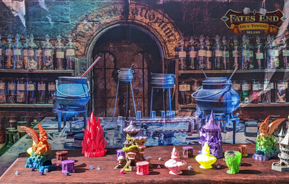 Enchanted Grove Gear Box| Enchanted Forest Mystery Loot Box | Dice Tower | RPG Dice Jail | DnD Can Holder | Player Gift- Discover the Magic!