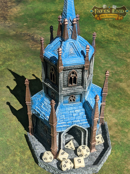 Paladin 3D Printed Dice Tower - Fate's End Collection - A Beacon of Honor!