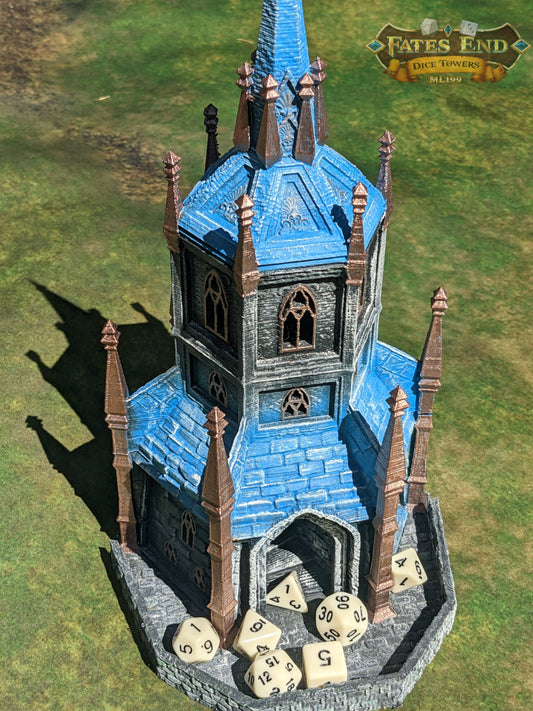 Paladin 3D Printed Dice Tower - Fate's End Collection - A Beacon of Honor!