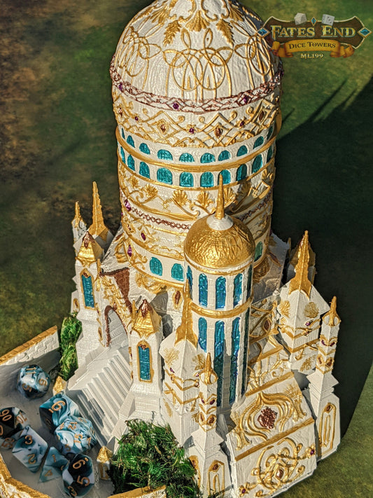 Eladrin Dice Tower - Fate's End Collection - Channel Feywild Grace and Seasonal Mystique with Each Roll.