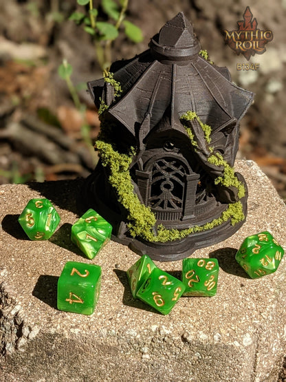 Elanor's Garden 3D Printed Dice Jail | RPG Dice Vault | D20 Storage Box | Player Gift - Mythic Roll Collection by Unchained Games.