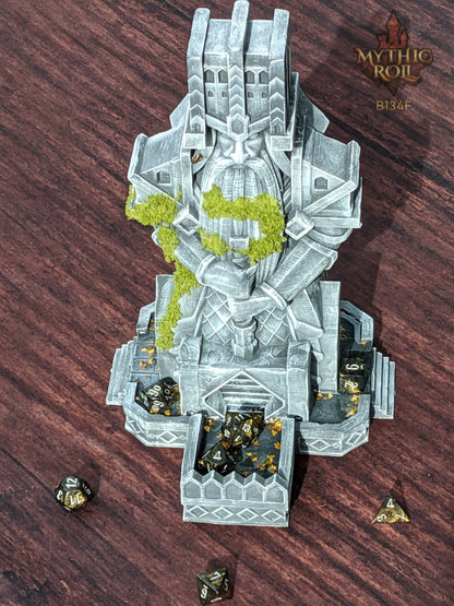 Dwarven Dice Tower - Baldur's Shrine by Unchained Games - Mythic Roll - Carve Your Fate in Stone with Ancestral Echoes and Stout Valor!