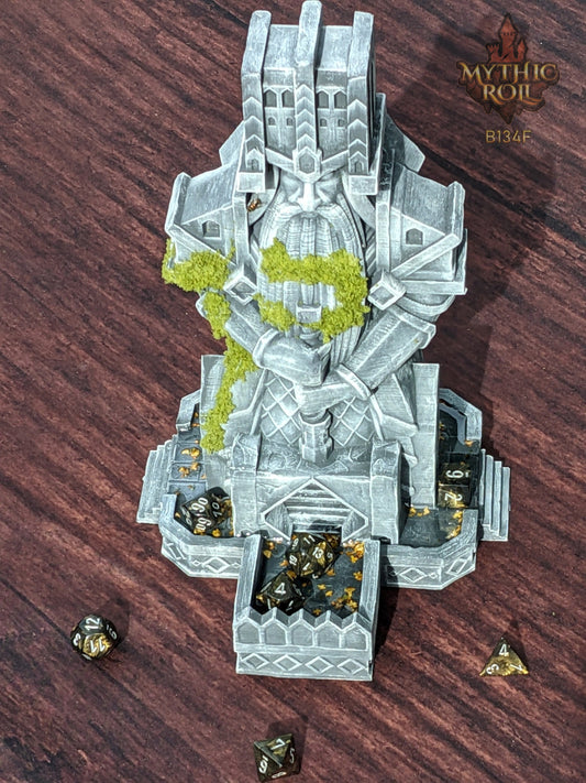 Dwarven Dice Tower - Baldur's Shrine by Unchained Games - Mythic Roll - Carve Your Fate in Stone with Ancestral Echoes and Stout Valor.