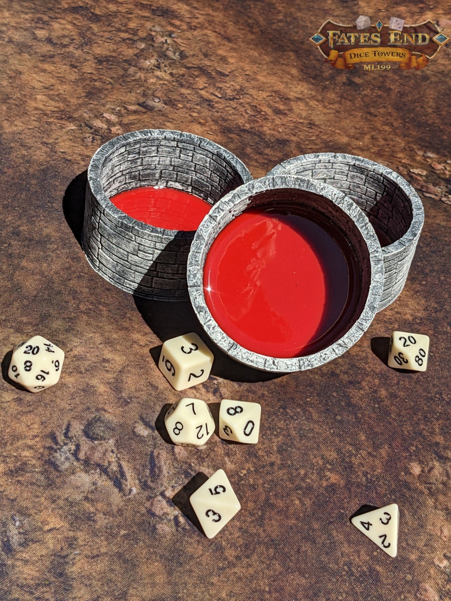 Dice Cup/Dice Bowl/Coaster-Fate's End Collection