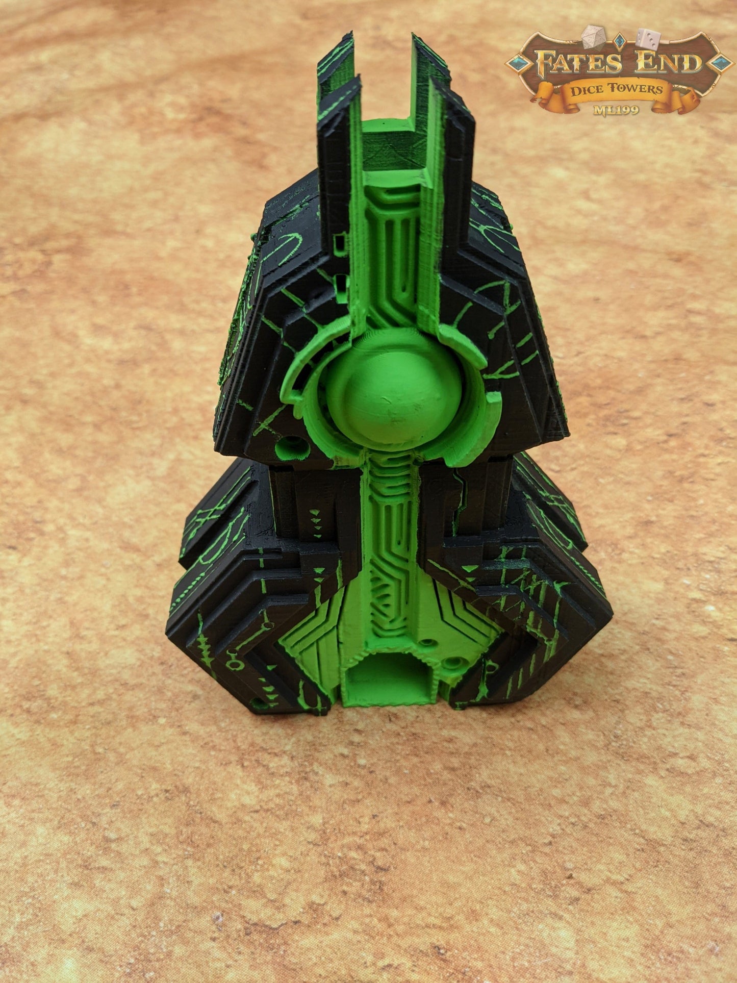 Obelisk 3D Printed Dice Tower - Fate's End Collection - Channel Ancient Powers and Timeless Mysteries with Every Monumental Roll.