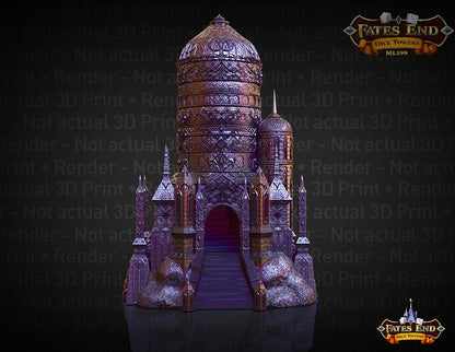 Eladrin Dice Tower - Fate's End Collection - Channel Feywild Grace and Seasonal Mystique with Each Roll.