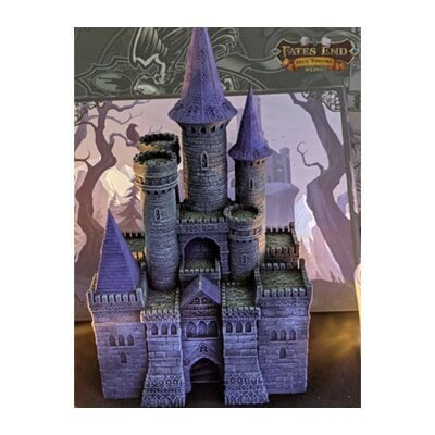 Vampire 3D Printed Dice Tower - Fate's End Collection - Cast Rolls in the Shadows of Immortal Elegance and Dark Desires!