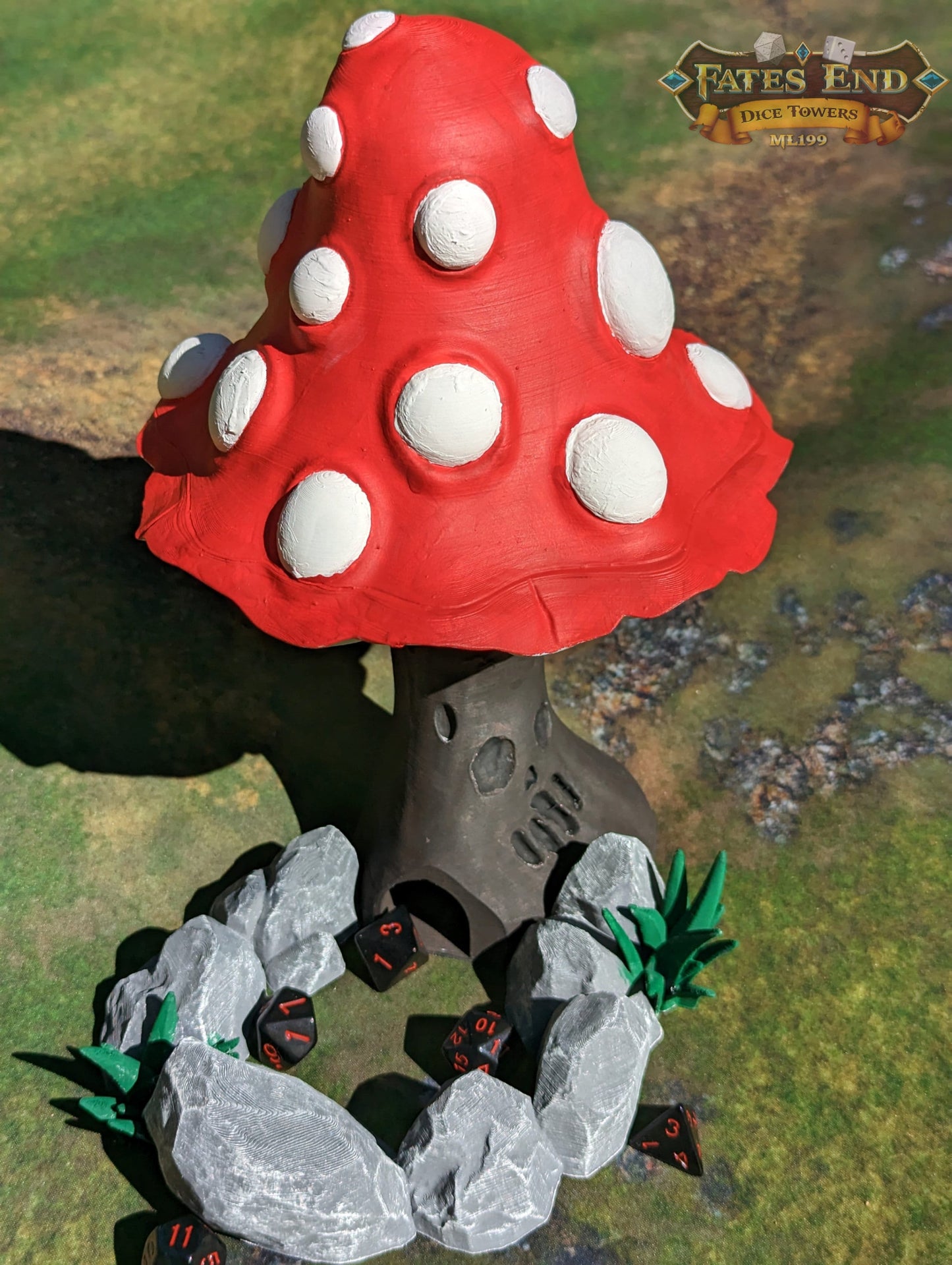 Mushroom Dice Tower-Fate's End-Furhaven