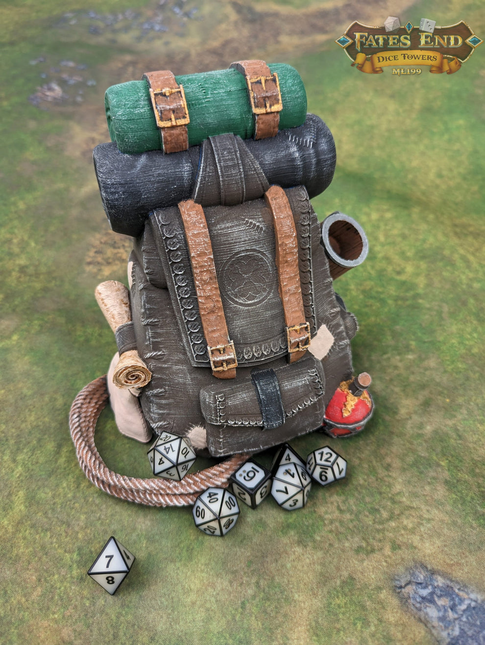 Ranger Back Pack 3D Printed Dice Tower - Fate's End Collection | Dice ...