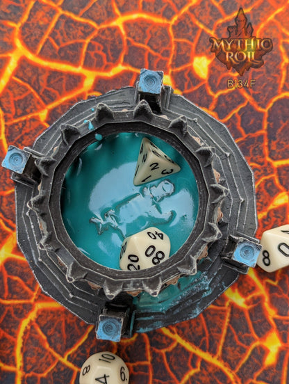 Necromancer Class 3D Printed Dice Jail | D20 Dice Vault | DnD Player Gift| Mythic Roll by Unchained Games - Are You Ready to Raise the Dead?