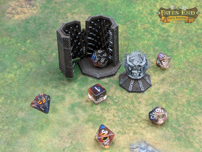 Iron Maiden 3D Printed Dice Jail | RPG Dice Vault | D20 Storage Box | Player Gift - Show those dice the meaning of pain!