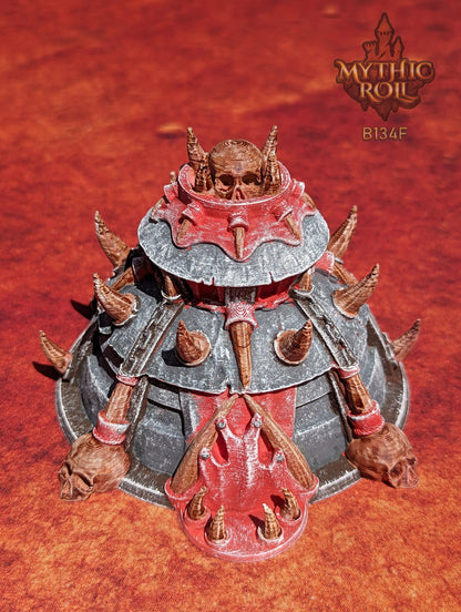 Barbarian Class 3D Printed Dice Jail | Mythic Roll by Unchained Games | DnD Player Gift | D20 Dice Vault | - Unleash the fury!