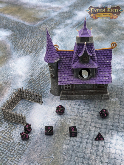 Orphanage Schoolhouse 3D Printed Dice Tower - Fate's End Furhaven Collection - Journey Back to a Time of Old Tales and Whispered Legends!