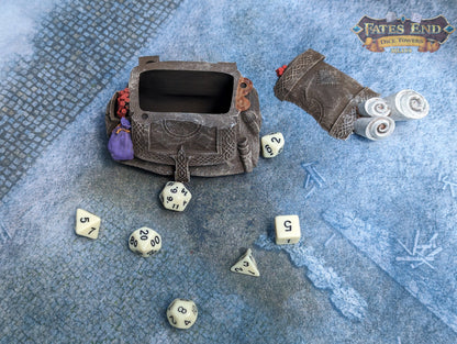 Rogue Pack 3D Printed Dice Jail | RPG Dice Vault | D20 Box | Player Gift - Fate's End Collection - Keep your mischievous dice in check!