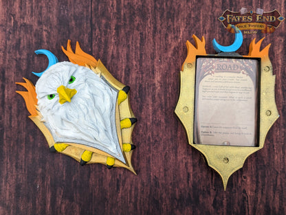 Eagle Paladin 3D Printed Deck Holder and Card Storage | RPG Dice Vault | D20 Box | Player Gift - Discover the perfect fusion of style and functionality!