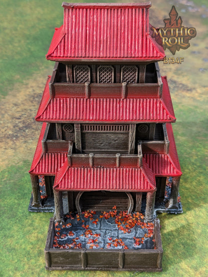 Shizuka Samurai Dice Tower - Mythic Roll by Unchained Games - Restore Honor in your journey!