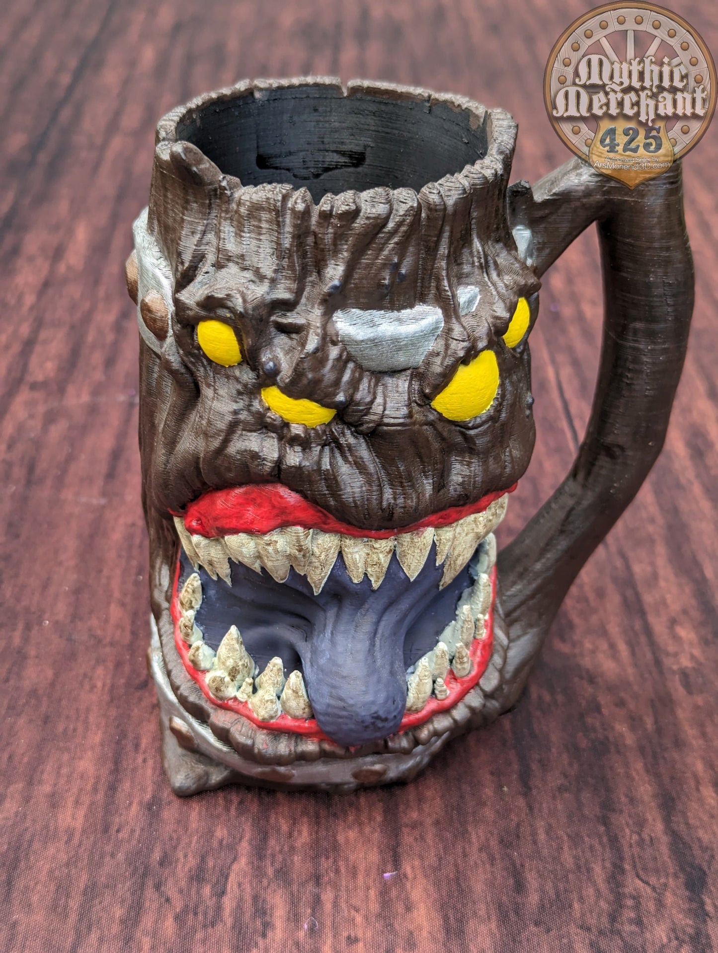 Mimic Mythic Mug Dice Vault & Can Holder- Mythic Mugs- Ars Moriendi 3D