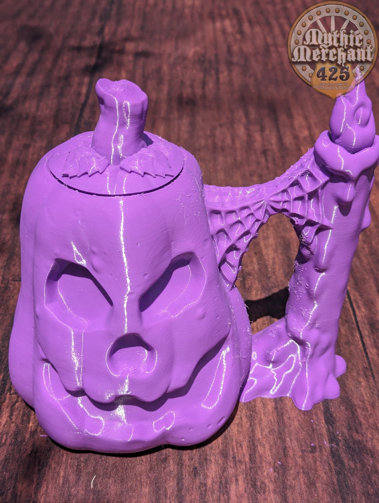 Jack O' Lantern Mythic Mug Dice Vault & Can Holder- Mythic Mugs- Ars Moriendi 3D