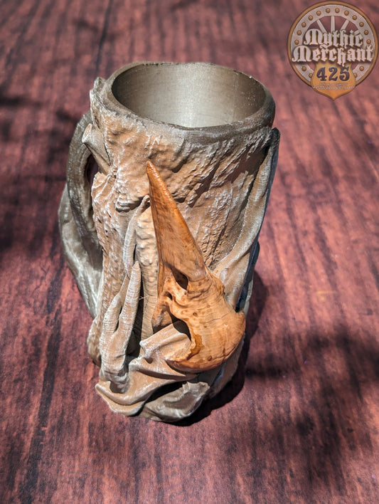 Druid Class 3D Printed Mythic Mug Stein Dice Vault | Tabletop RPG Gaming Cosplay - Dungeons and Dragon DnD D&D Wargaming | Drink Koozie