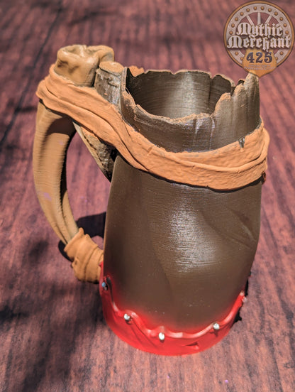 Barbarian 3D Printed Koozie & Can Holder | Custom Stein | RPG Dice Jail | D20 Dice Vault | Mythic Mugs by Ars Moriendi 3D- Unleash Fury!!!