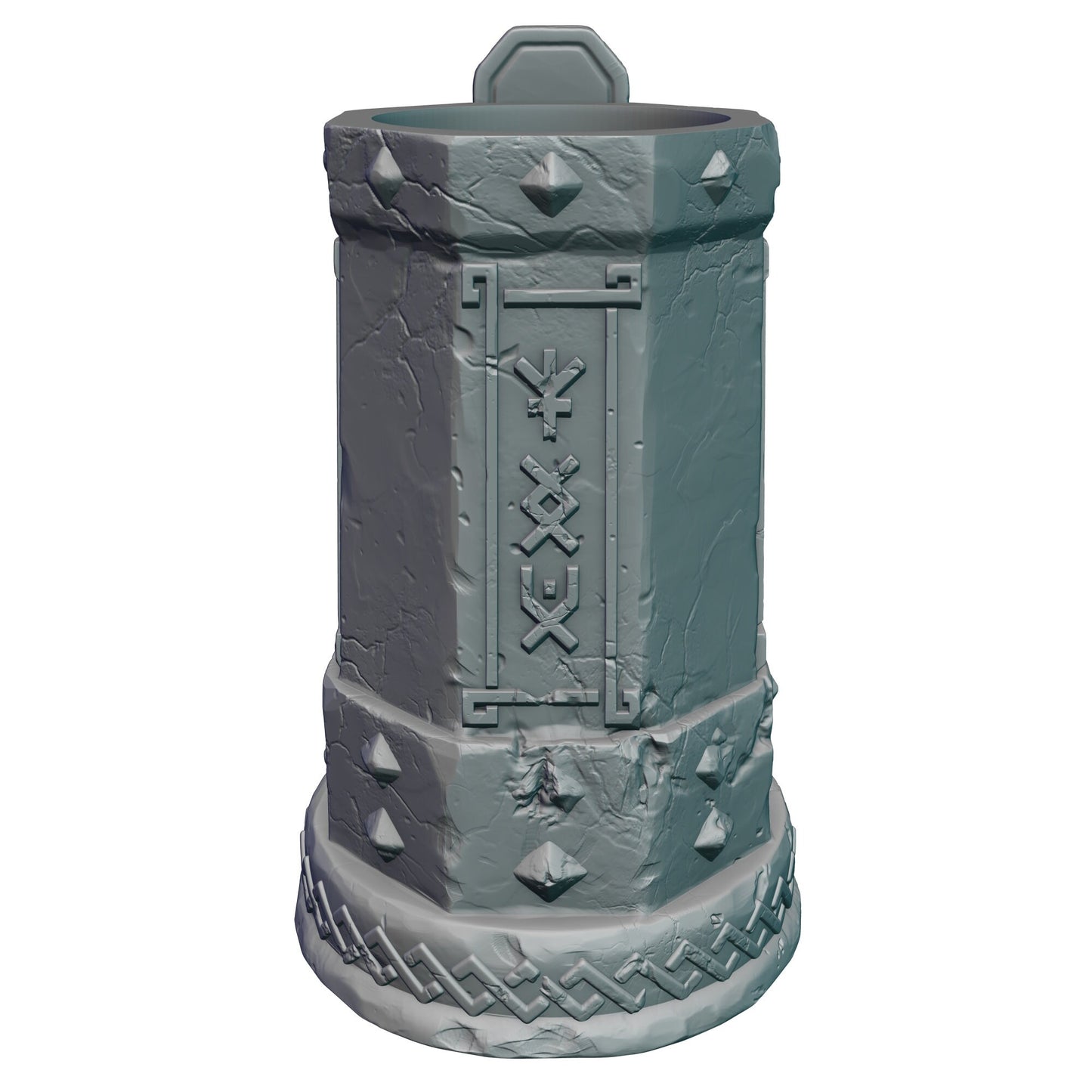 Dwarven 3D Printed Mythic Mug Drink Koozie | Dwarf Dice Vault | Mug Stein | Tabletop RPG Gaming Cosplay - Dungeons and Dragon DnD Wargaming