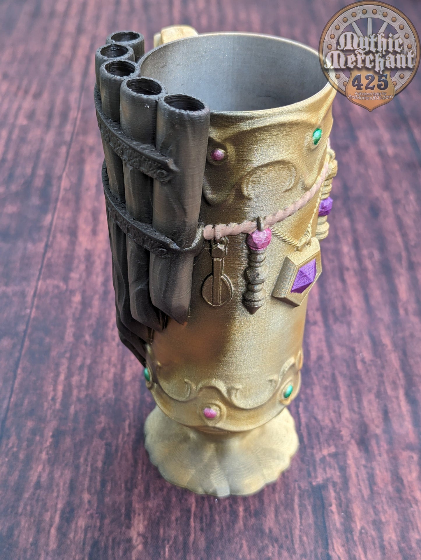 Bard Class 3D Printed Mythic Mug Stein | Tabletop RPG Gaming Cosplay - Dungeons and Dragon DnD D&D Wargaming | Drink Koozie Can Holder.