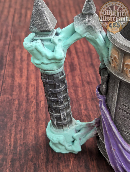 Necromancer 3D Printed Can Holder- Mythic Mugs Collection by Ars Moriendi 3D- Embrace the Dark Arts!