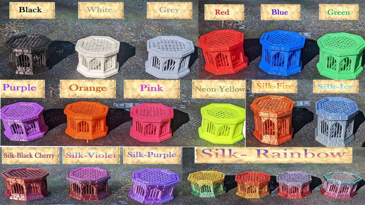 Dragon Blooded Half Dragon 3D Printed Dice Storage Box | Dice Vault | Dice Jail |  RPG Cosplay - Dungeons and Dragon DnD D&D Wargaming