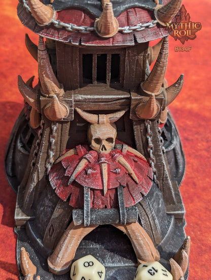 Barbarian Class 3D Printed Dice Tower- Mythic Roll - Unchained Games | Tabletop RPG Gaming Cosplay - Dungeons and Dragon DnD D&D Wargaming
