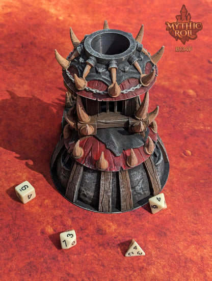 Barbarian Class 3D Printed Dice Tower- Mythic Roll - Unchained Games | Tabletop RPG Gaming Cosplay - Dungeons and Dragon DnD D&D Wargaming