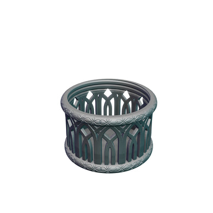 Elf 3D Printed Dice Jail | Dice Vault | Dice Box | Mythic Mugs Collection by Ars Moriendi 3D- Embrace the Elegance of Elven Enchantment!