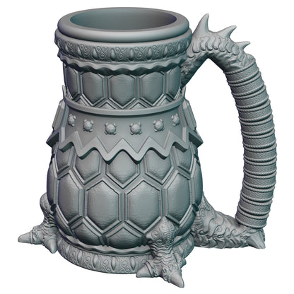 Dragon-Blooded 3D Printed Mythic Mug Stein | Tabletop RPG Gaming Cosplay - Dungeons and Dragon DnD D&D Wargaming | Koozie Can Holder
