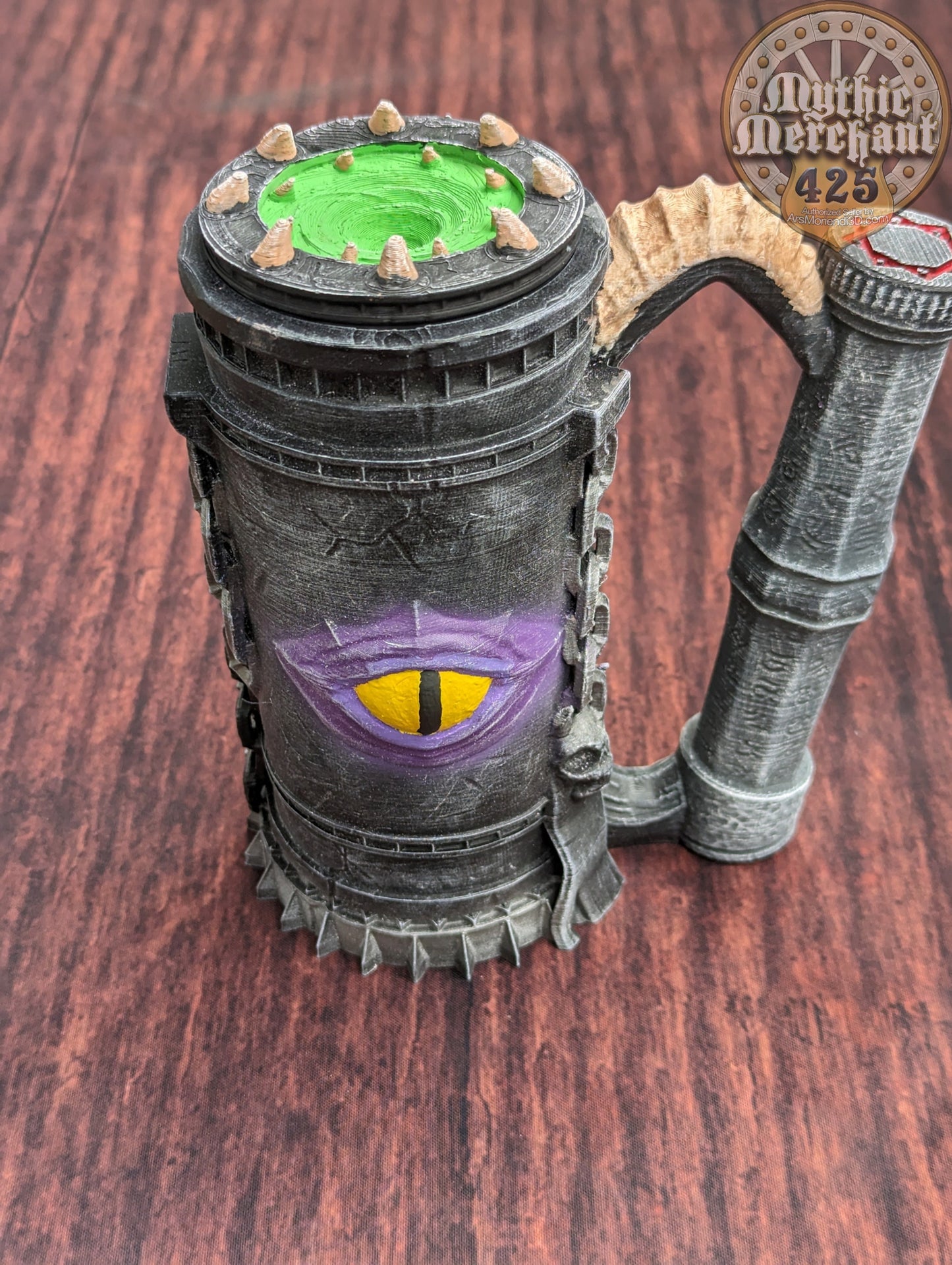 Warlock Mythic Mug Dice Vault & Can Holder- Mythic Mugs- Ars Moriendi 3D
