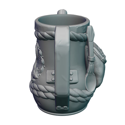 Gnome 3D Printed Can Holder- Mythic Mugs Collection by Ars Moriendi 3D- Embrace the Whimsy of the Gnomes!